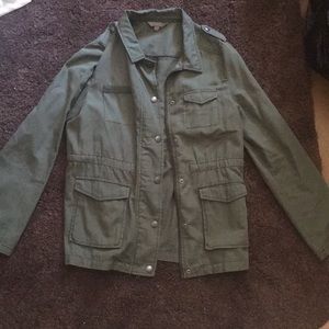 Rubbish green utility jacket-lightly warn